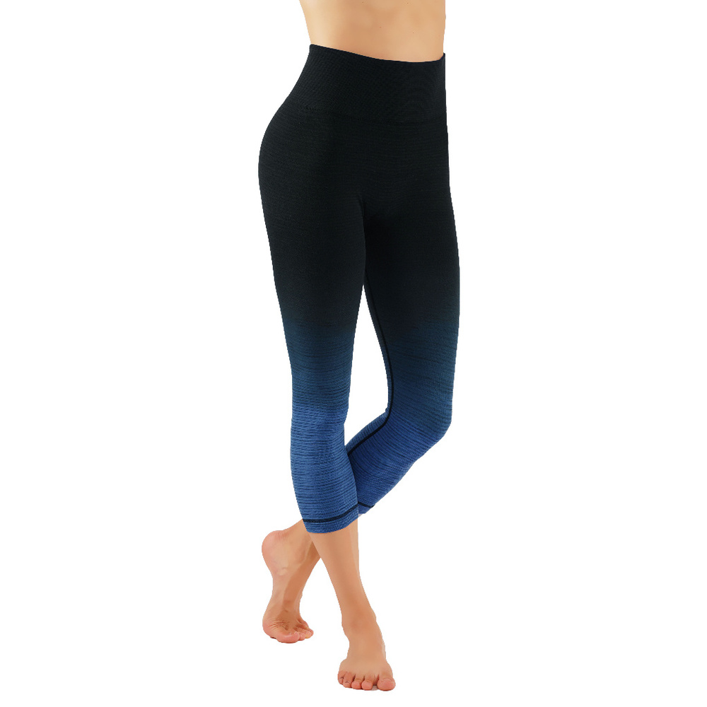 Women`s Yoga Capri Ombre Leggings